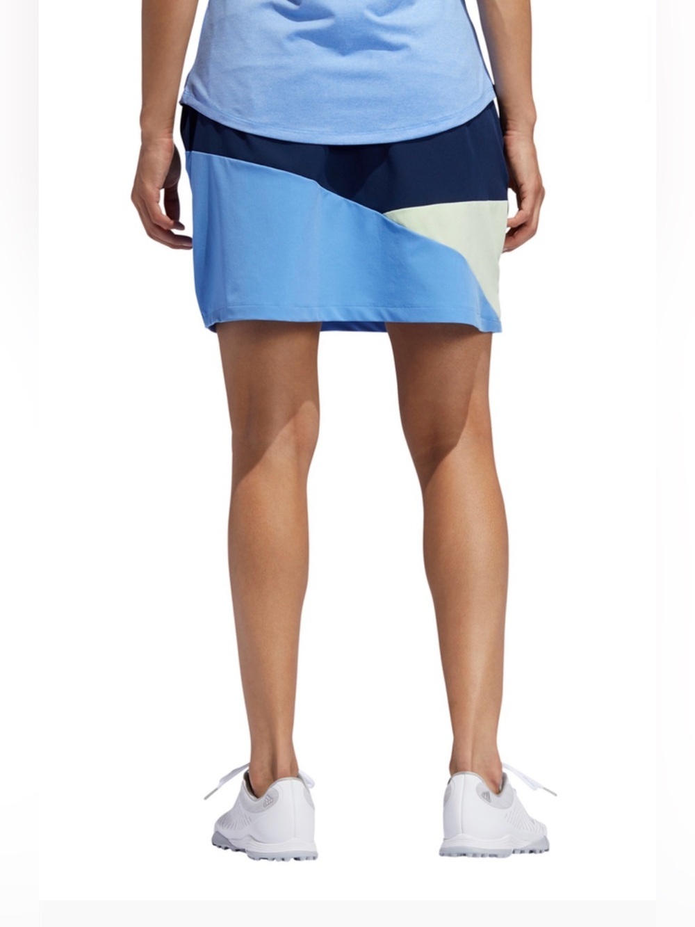 Adidas | NWT Ladies Colourblocked Night Indigo Golf Athletic Skort L - Picture 9 of 9